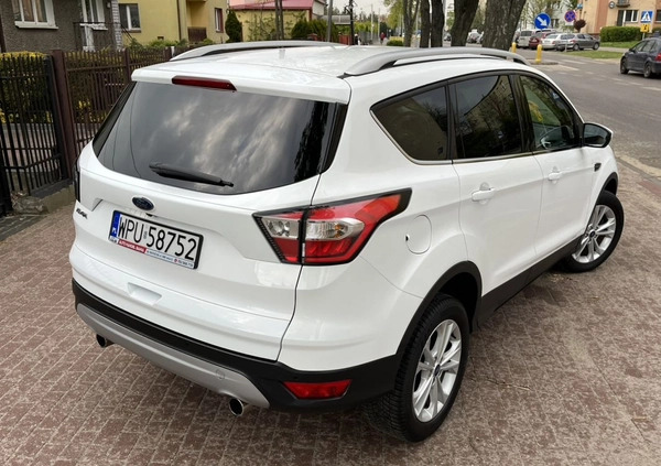 Ford Kuga cena 61700 przebieg: 198555, rok produkcji 2017 z Olsztynek małe 704